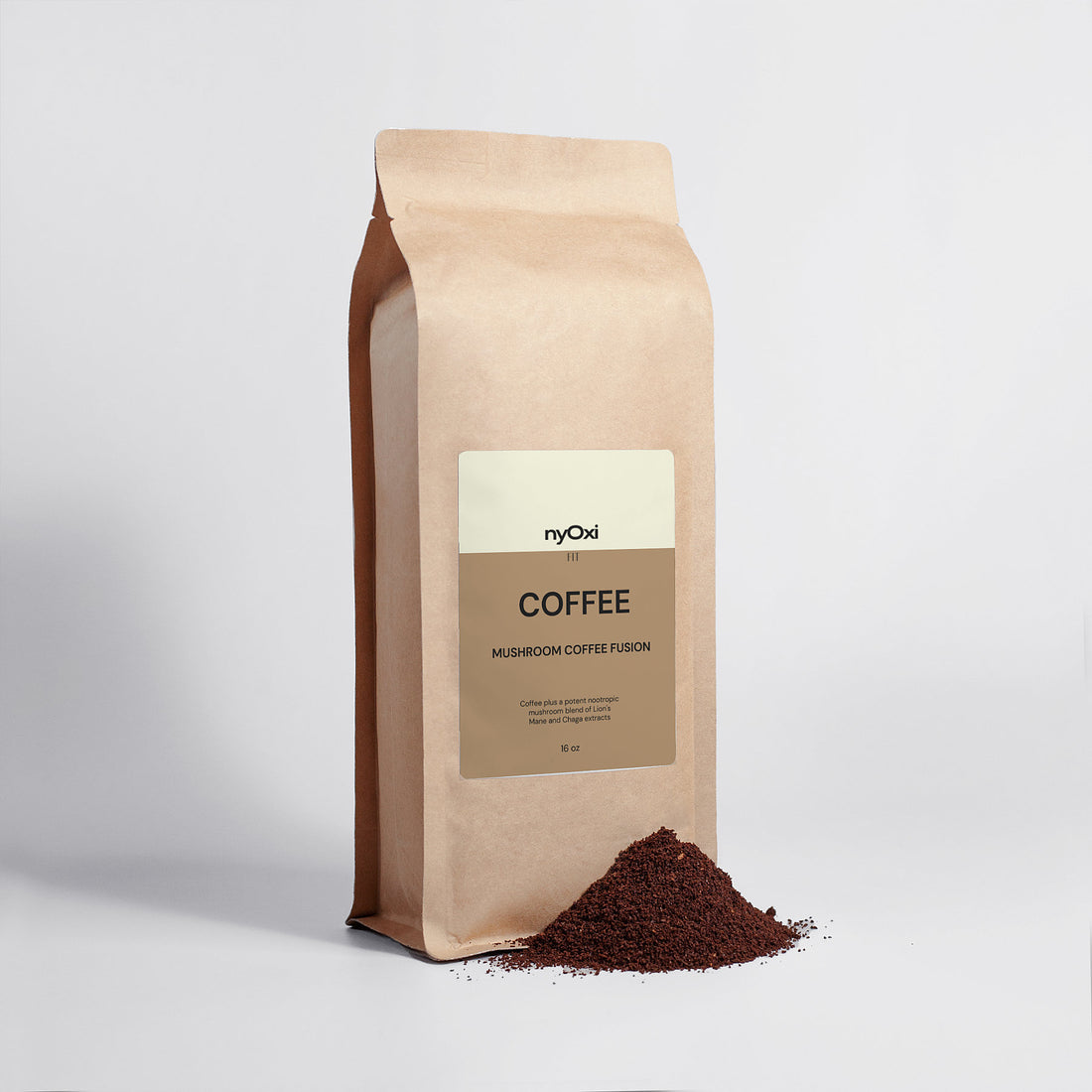 Mushroom Coffee Fusion - Lion’s Mane & Chaga 16oz