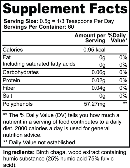 Birch Chaga Microbiome Wellness Powder